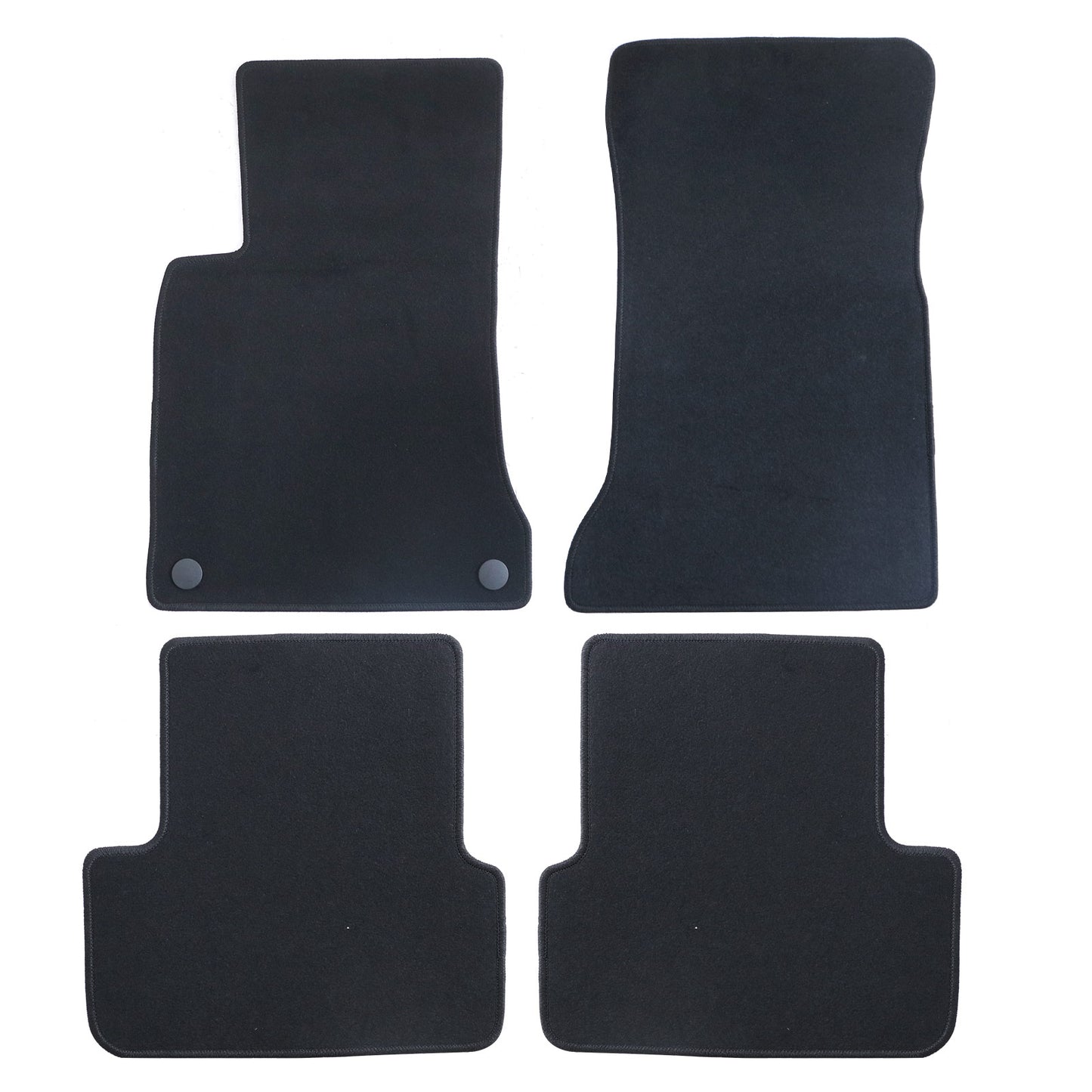 For 2014-2020 Mercedes-Benz GLA Class Front & 2nd Row Floor Mats Carpet Velour