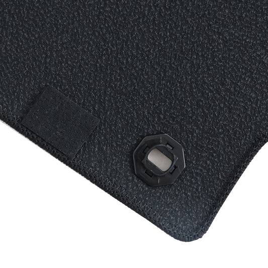 For 2020-2025?Toyota?Highlander Front & Rear Velour Floor Mats Carpet Black 3PCS