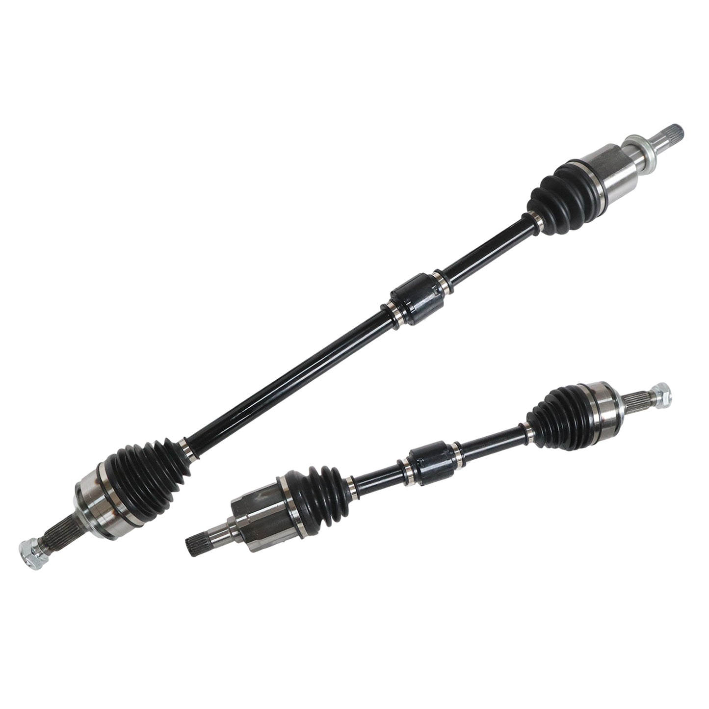 Pair For Honda Civic Auto CVT Trans 2016-2021 Front CV Axle Joint Shaft Assembly