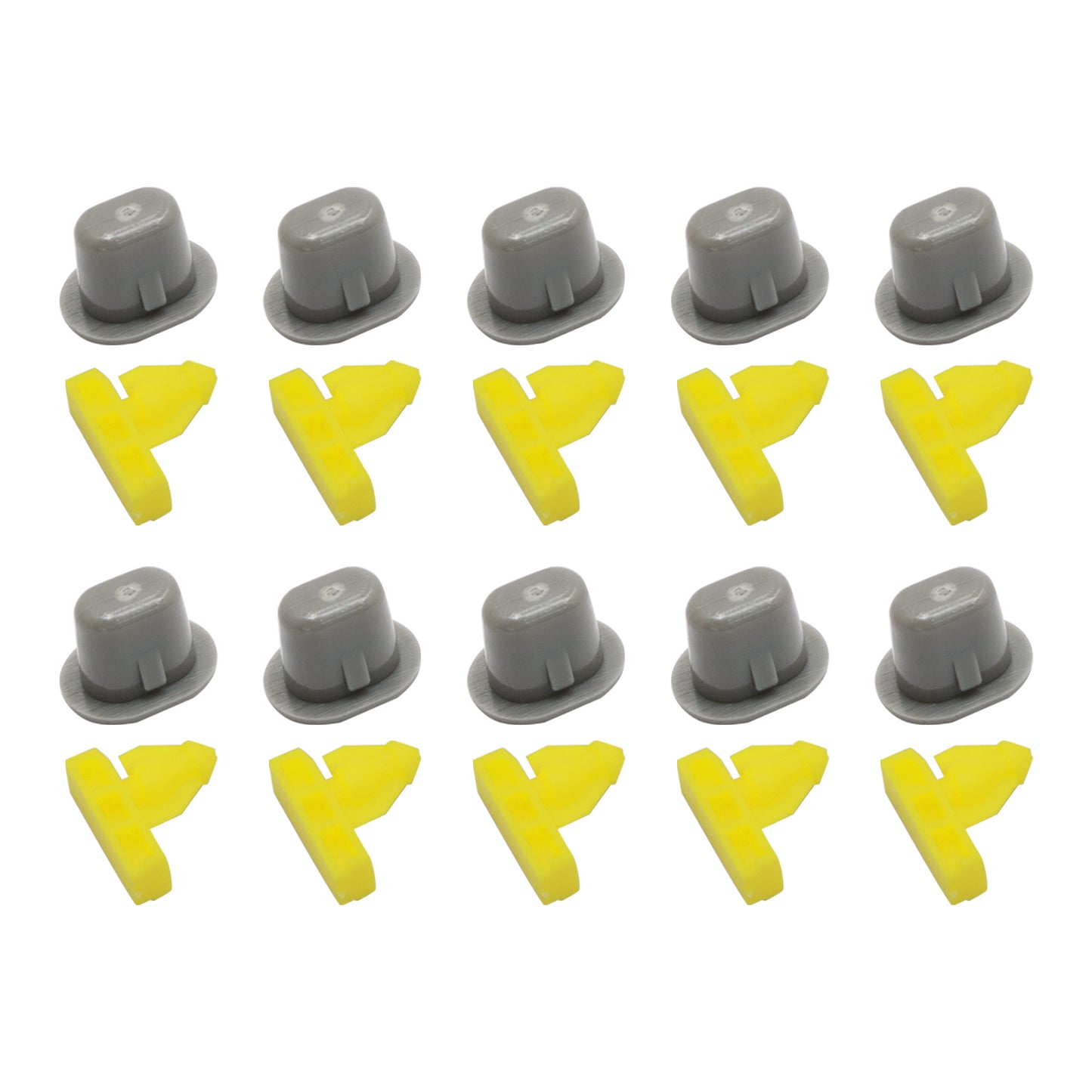 Fits Infiniti QX80 QX56 14-17 Wheel Well Opening Moulding Clips & Flare Grommets