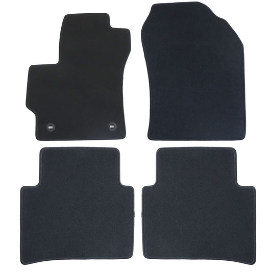 Fits 2020 2021 2022 2023 2024 2025 Toyota Corolla Floor Mats Carpet Velour Black
