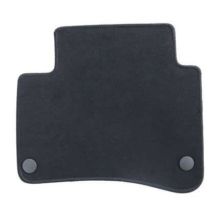 For 2013-2020 Mercedes S Class Front & Rear Velour Floor Mats Carpet Black 4PCS