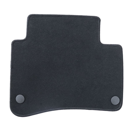 For 2013-2020 Mercedes S Class Front & Rear Velour Floor Mats Carpet Black 4PCS