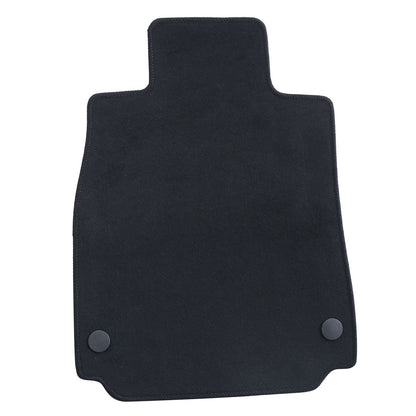 For 2013-2020 Mercedes S Class Front & Rear Velour Floor Mats Carpet Black 4PCS