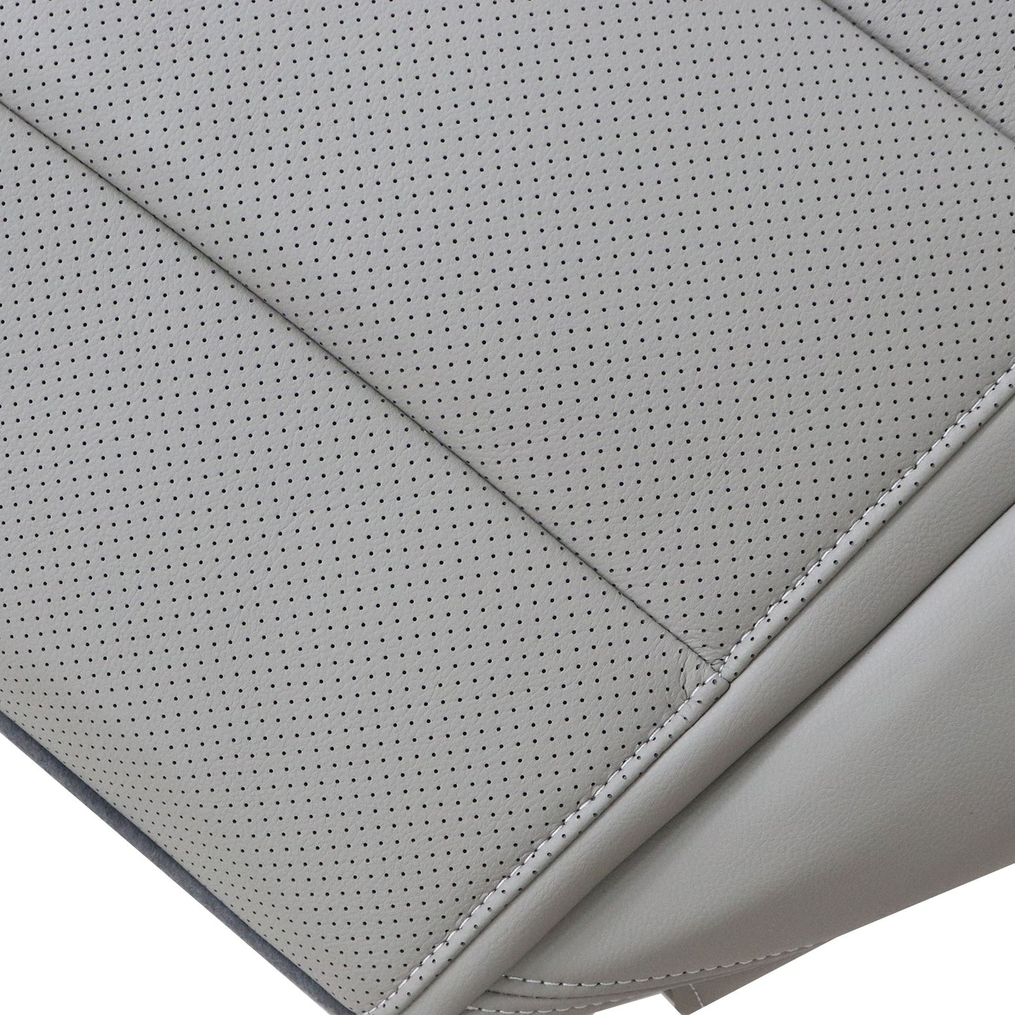 Fits 2009-2014 Acura TL Front Driver Bottom Perforated Leather Seat Cover Gray