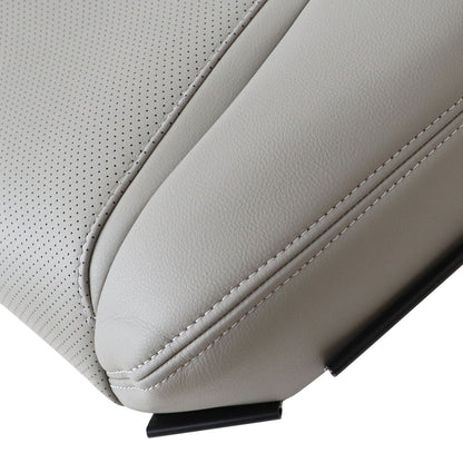 Fits 2009-2014 Acura TL Front Driver Bottom Perforated Leather Seat Cover Gray