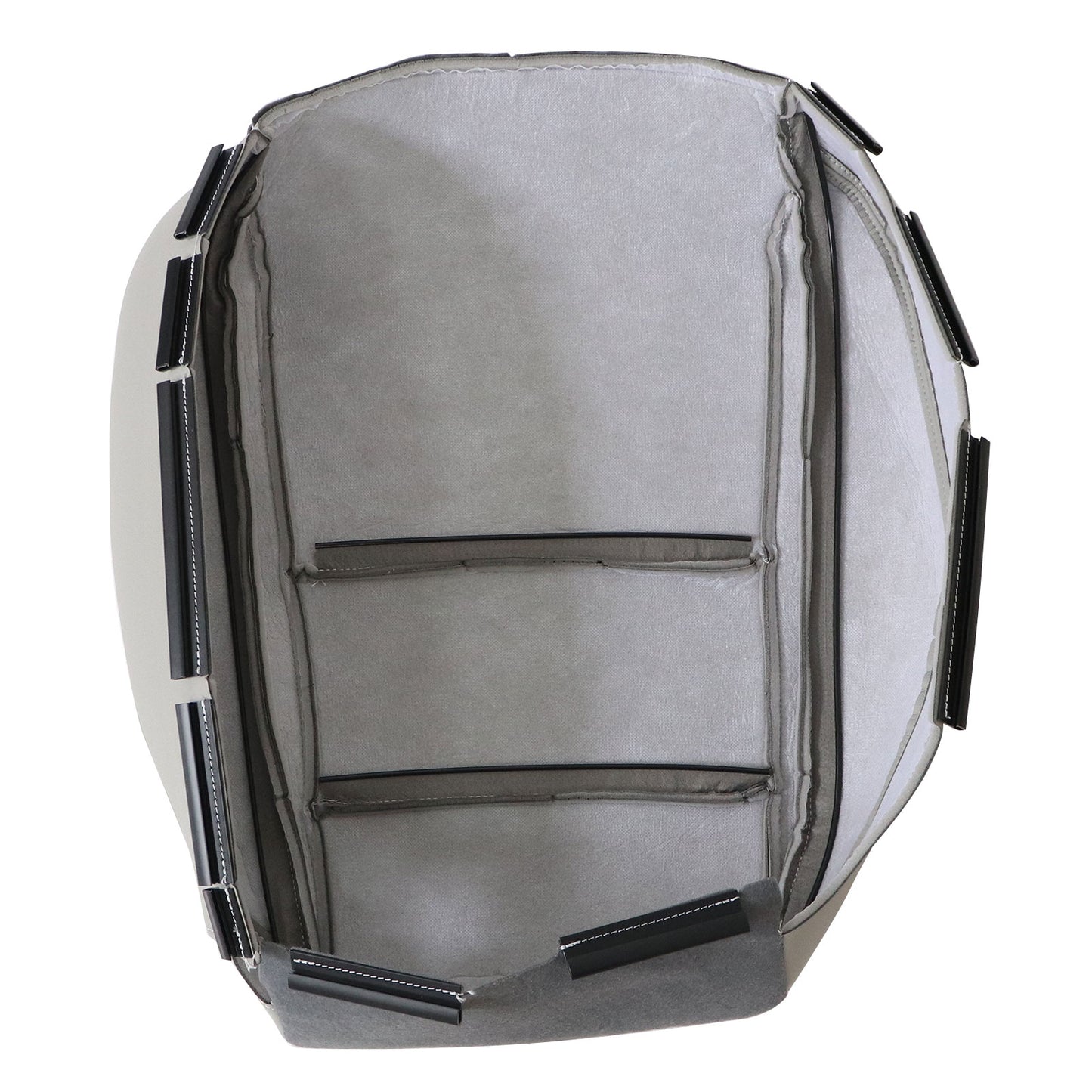 Fits 2009-2014 Acura TL Front Driver Bottom Perforated Leather Seat Cover Gray