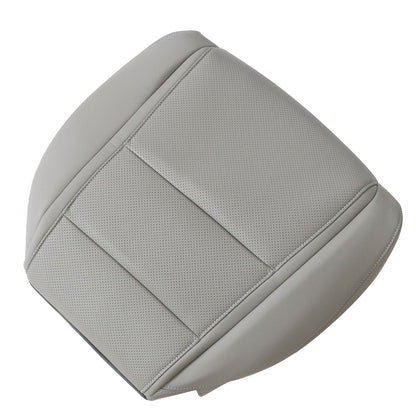 Fits 2009-2014 Acura TL Front Driver Bottom Perforated Leather Seat Cover Gray