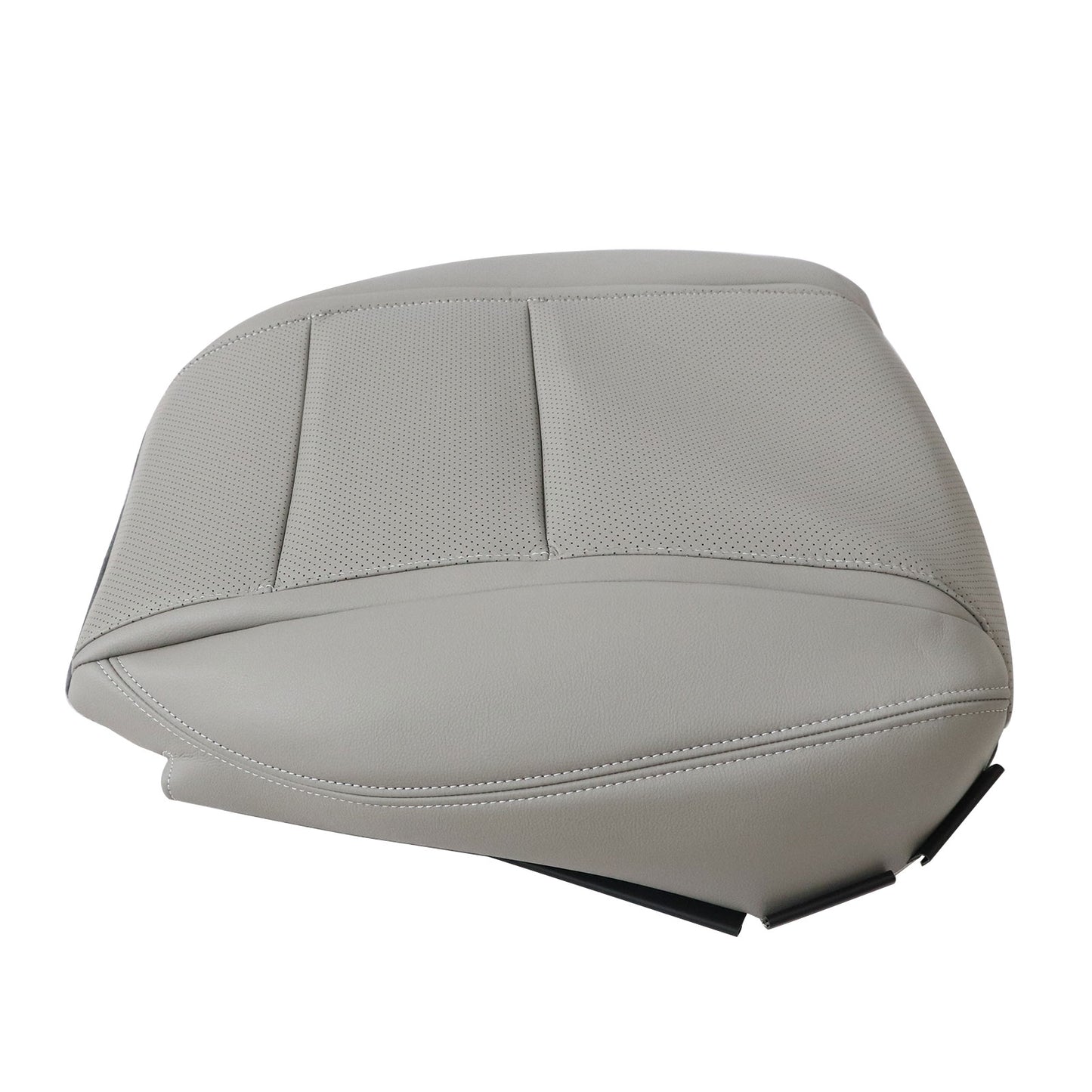 Fits 2009-2014 Acura TL Front Driver Bottom Perforated Leather Seat Cover Gray