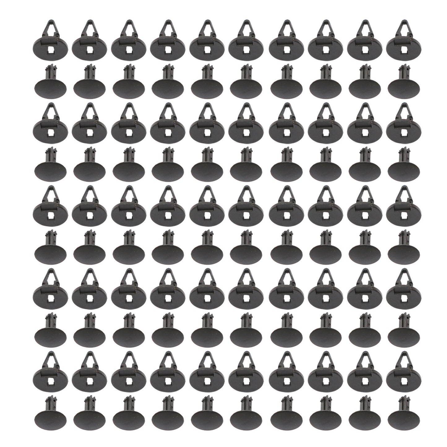 50Pcs 6.5mm Nylon Grille Bumper Retainer Clips Push-Type For 2010-22 Lincoln New