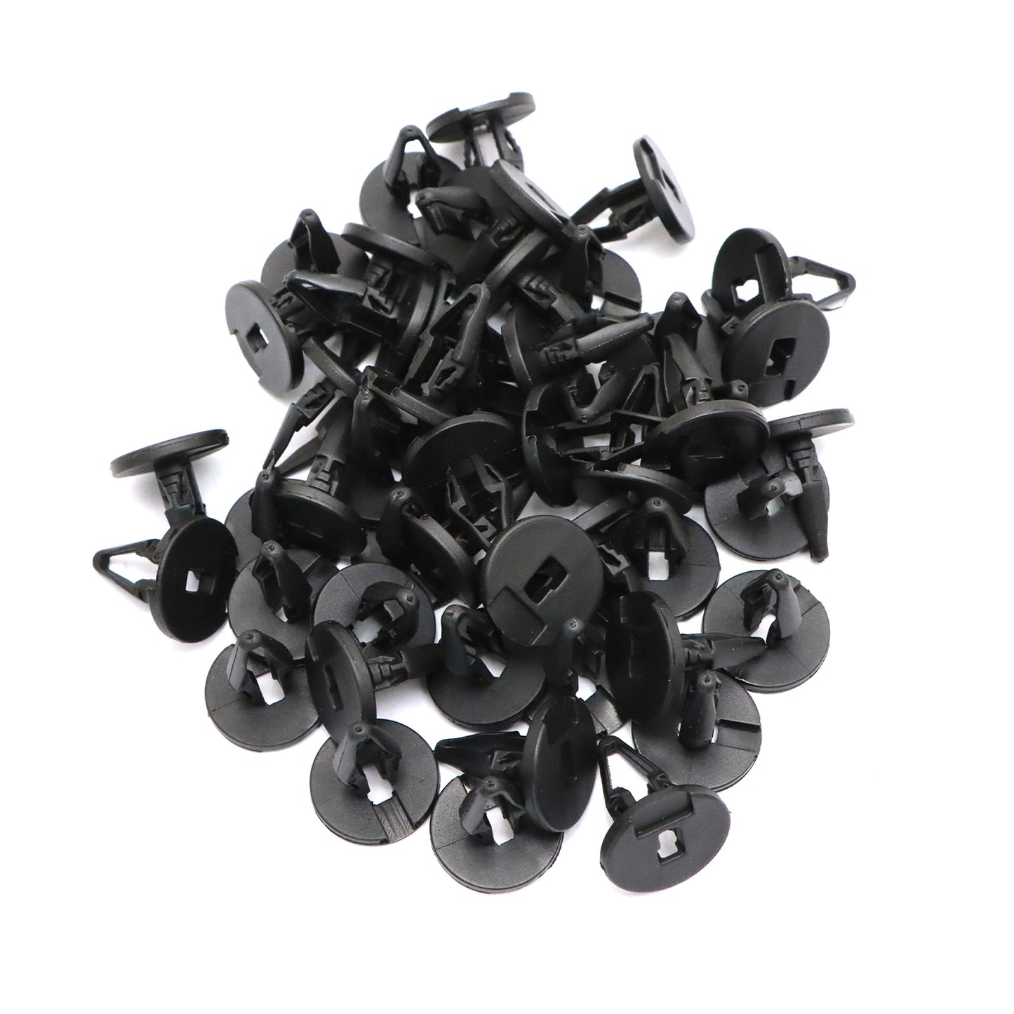 50Pcs 6.5mm Nylon Grille Bumper Retainer Clips Push-Type For 2010-22 Lincoln New