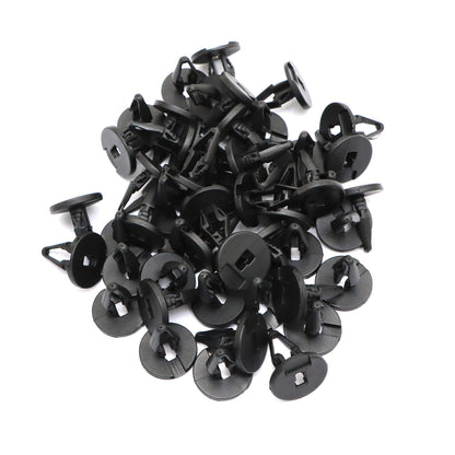 50Pcs 6.5mm Nylon Grille Bumper Retainer Clips Push-Type For 2010-22 Lincoln New