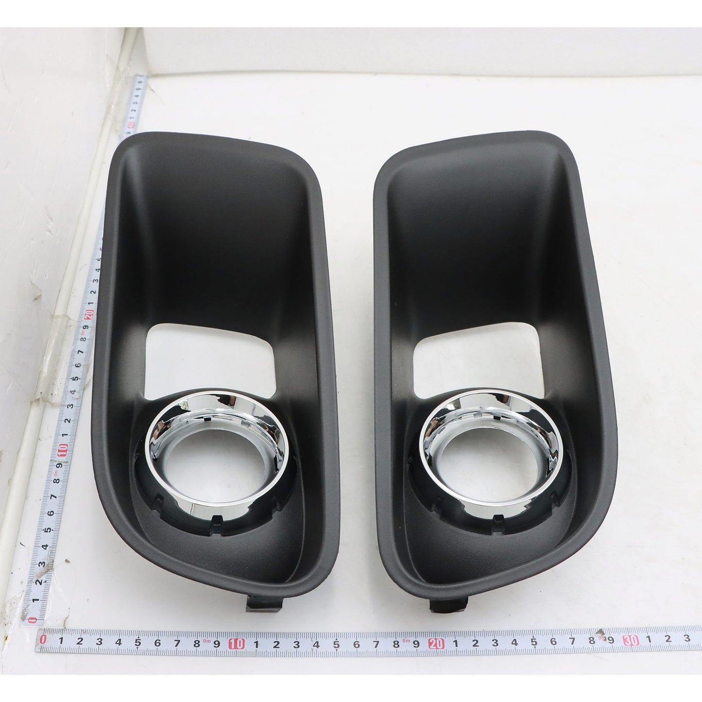 Pair Bumper Fog Light Lamp Chrome Bezel Cover fit 2012-14 Dodge Charger SRT-8