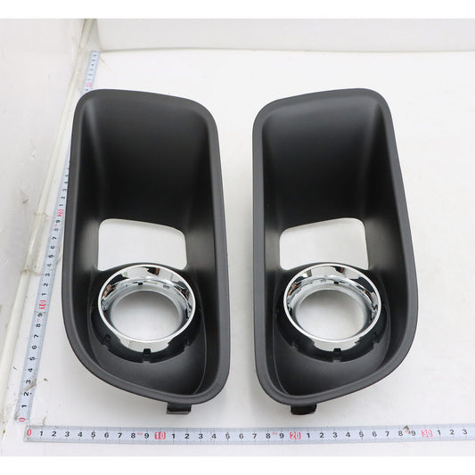 Pair Bumper Fog Light Lamp Chrome Bezel Cover fit 2012-14 Dodge Charger SRT-8