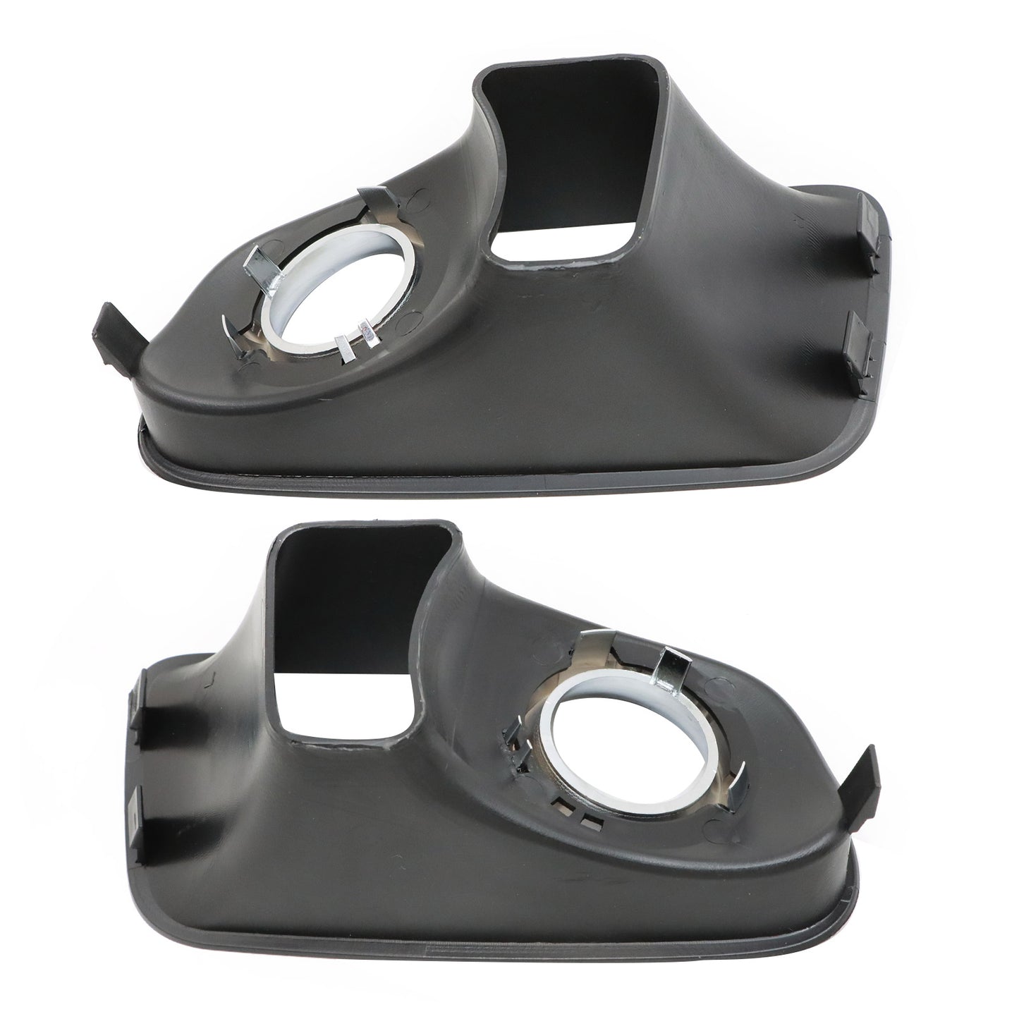 Pair Bumper Fog Light Lamp Chrome Bezel Cover fit 2012-14 Dodge Charger SRT-8