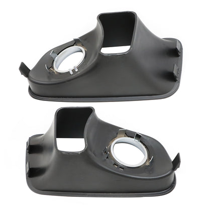 Pair Bumper Fog Light Lamp Chrome Bezel Cover fit 2012-14 Dodge Charger SRT-8