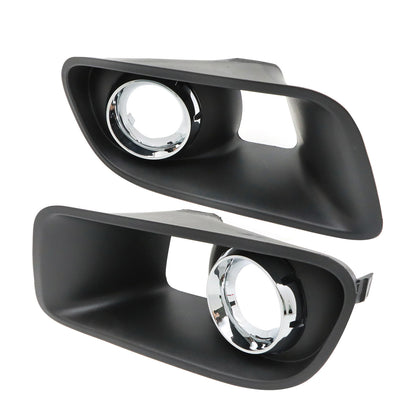 Pair Bumper Fog Light Lamp Chrome Bezel Cover fit 2012-14 Dodge Charger SRT-8