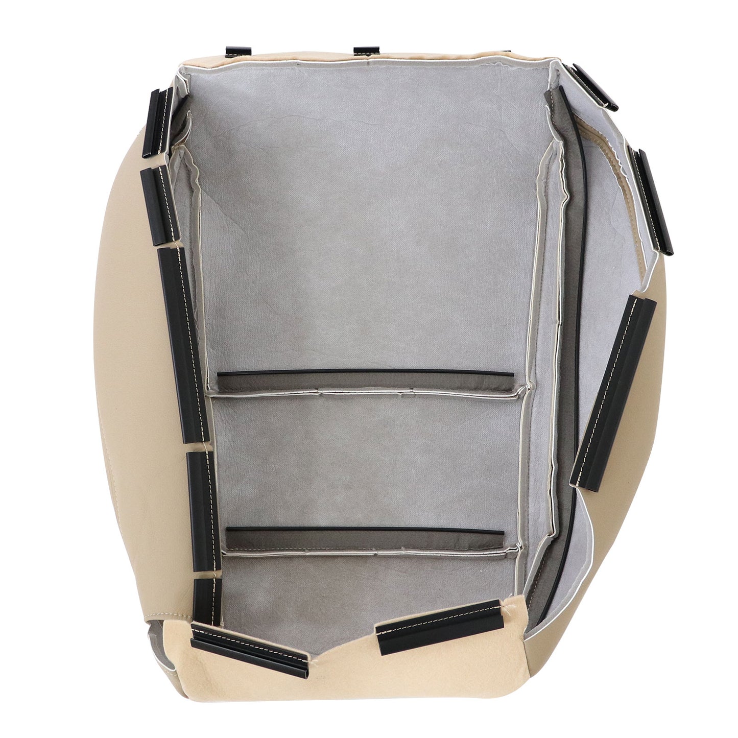 For 2009-2013 2014 Acura TL Front Driver Bottom Leather Seat Cover Parchment Tan