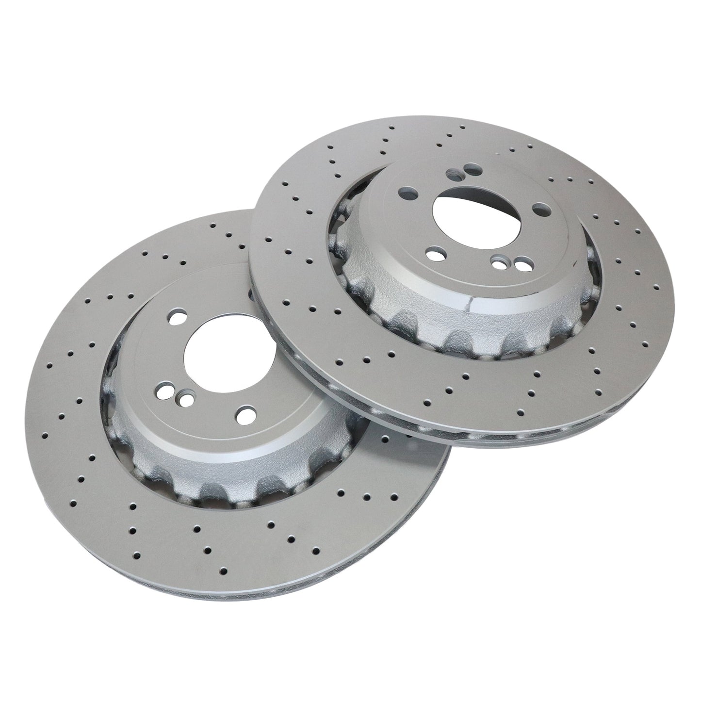 2¡ÁRear Drilled Ventilated Disc Brake Rotors Suitable For BMW F80 F82 F83 F87