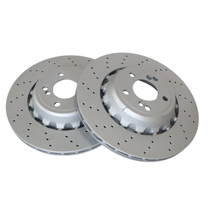 2¡ÁRear Drilled Ventilated Disc Brake Rotors Suitable For BMW F80 F82 F83 F87