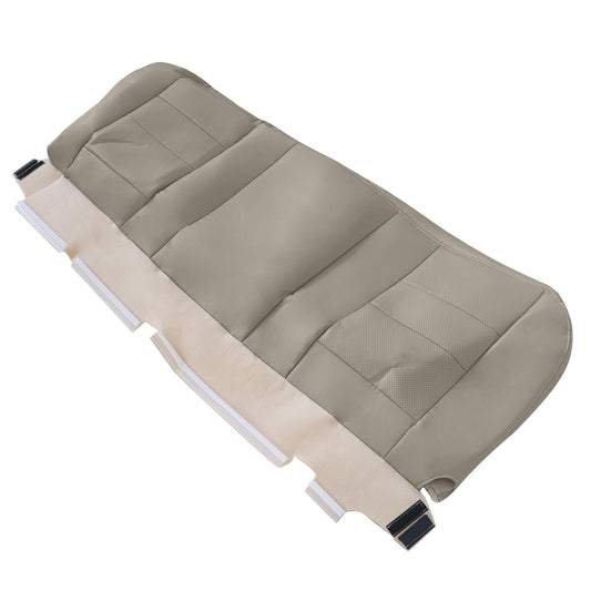 For 2002-2007 Ford F250 F350 XLT PERF Rear Bench Bottom Leather Seat Cover Tan
