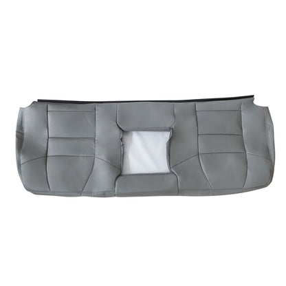 For 2002-2007 Ford F250 F350 XLT PERF Rear Bench Top Leather Seat Cover Gray US