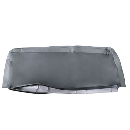 For 2002-2007 Ford F250 F350 XLT PERF Rear Bench Top Leather Seat Cover Gray US