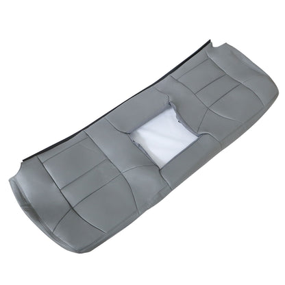 For 2002-2007 Ford F250 F350 XLT PERF Rear Bench Top Leather Seat Cover Gray US