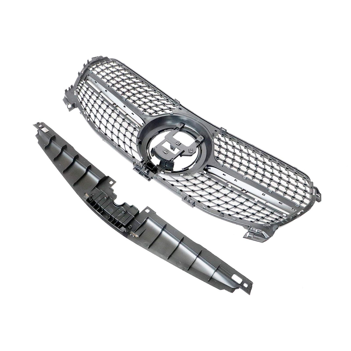 Front Grill Fit 20 21 22 23 MERCEDES-BENZ V167 GLE350 GLE450 Chrome slat