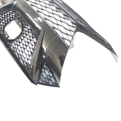 Upper Grille Gloss black painted trim  For 19-21 Nissan Maxima W/O Cam Hole