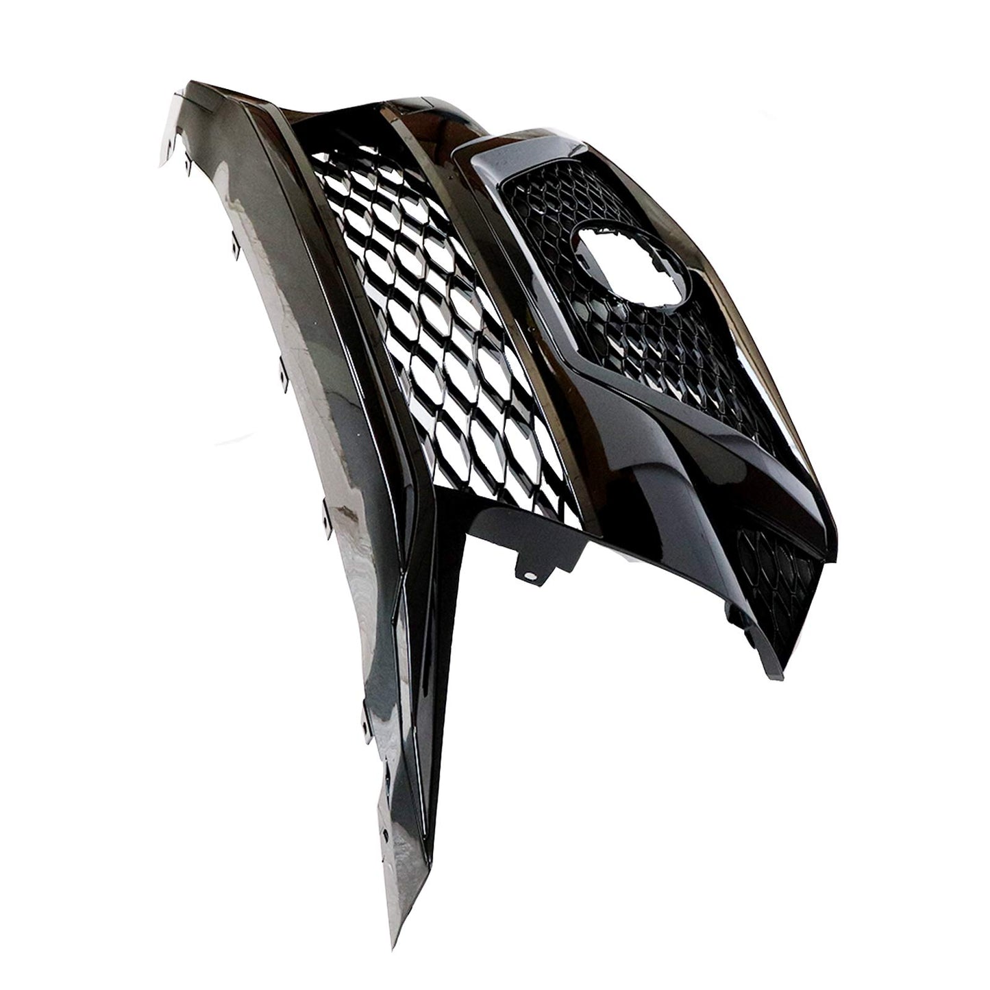Upper Grille Gloss black painted trim  For 19-21 Nissan Maxima W/O Cam Hole
