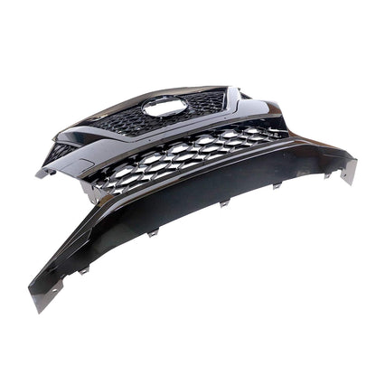 Upper Grille Gloss black painted trim  For 19-21 Nissan Maxima W/O Cam Hole