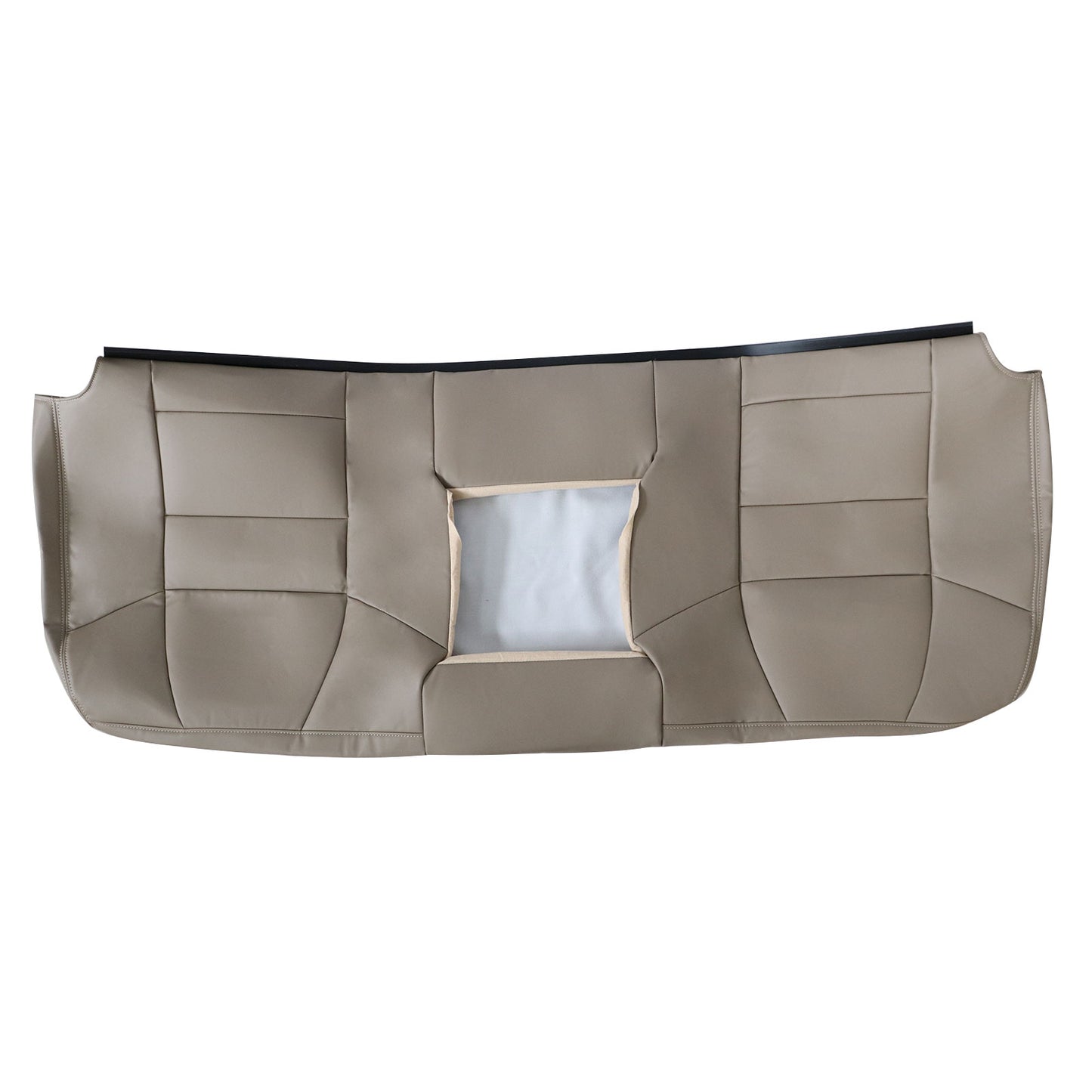 Fit For 2002 to 2007 Ford F250 F350 XLT Rear Bench Top Leather Seat Cover Tan US