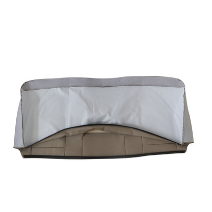 Fit For 2002 to 2007 Ford F250 F350 XLT Rear Bench Top Leather Seat Cover Tan US