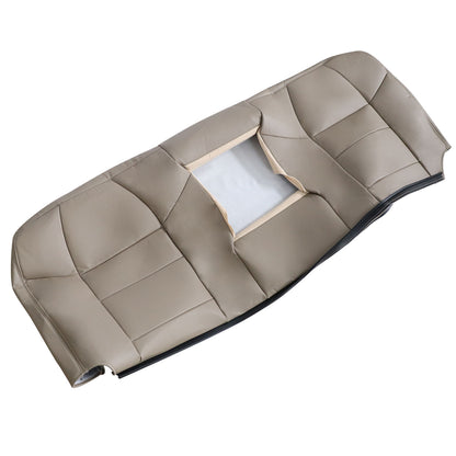 Fit For 2002 to 2007 Ford F250 F350 XLT Rear Bench Top Leather Seat Cover Tan US