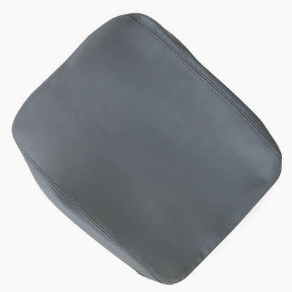 For Dodge Ram 2002-2008 Real Leather Center Console Lid Armrest Cover Gray