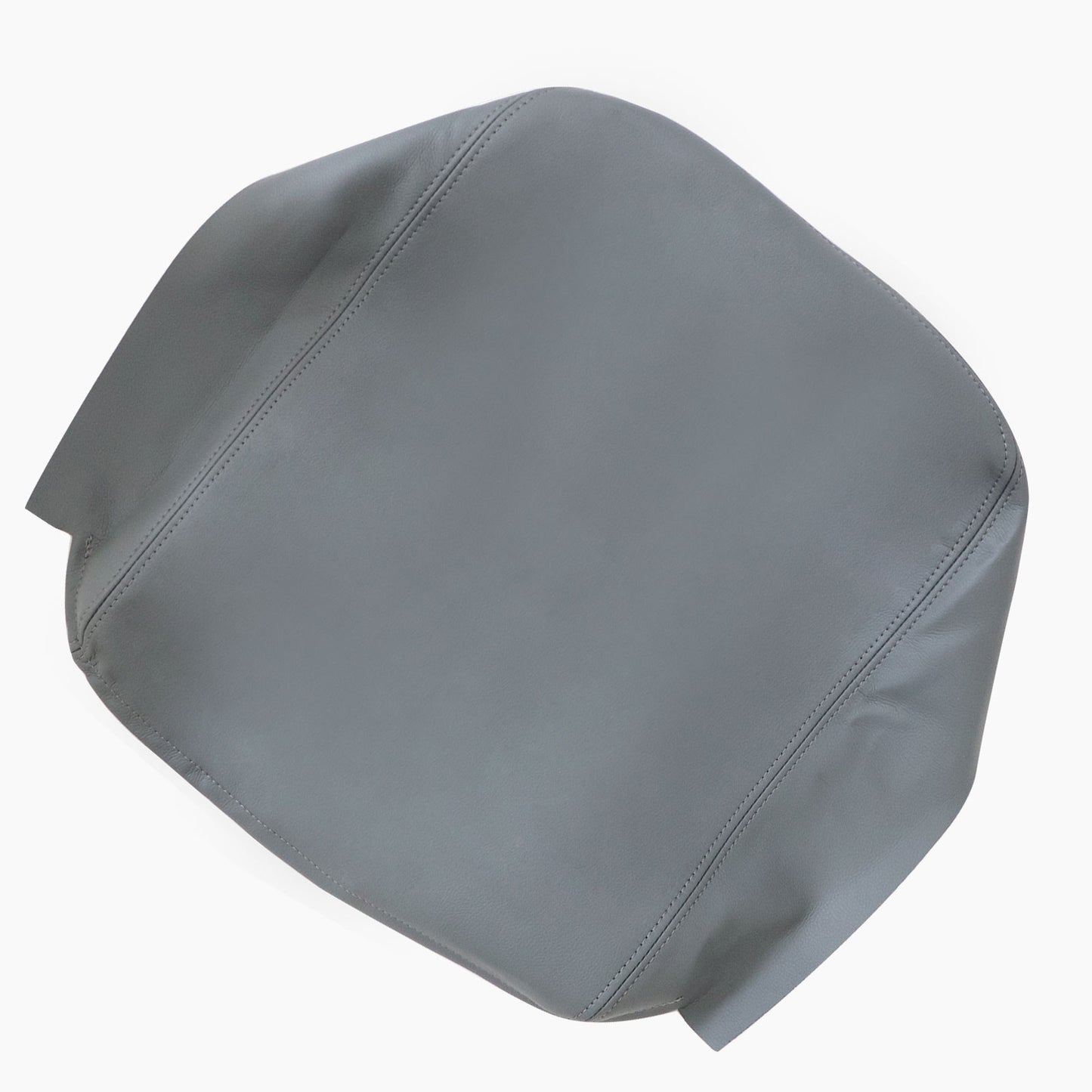 For Dodge Ram 2002-2008 Real Leather Center Console Lid Armrest Cover Gray