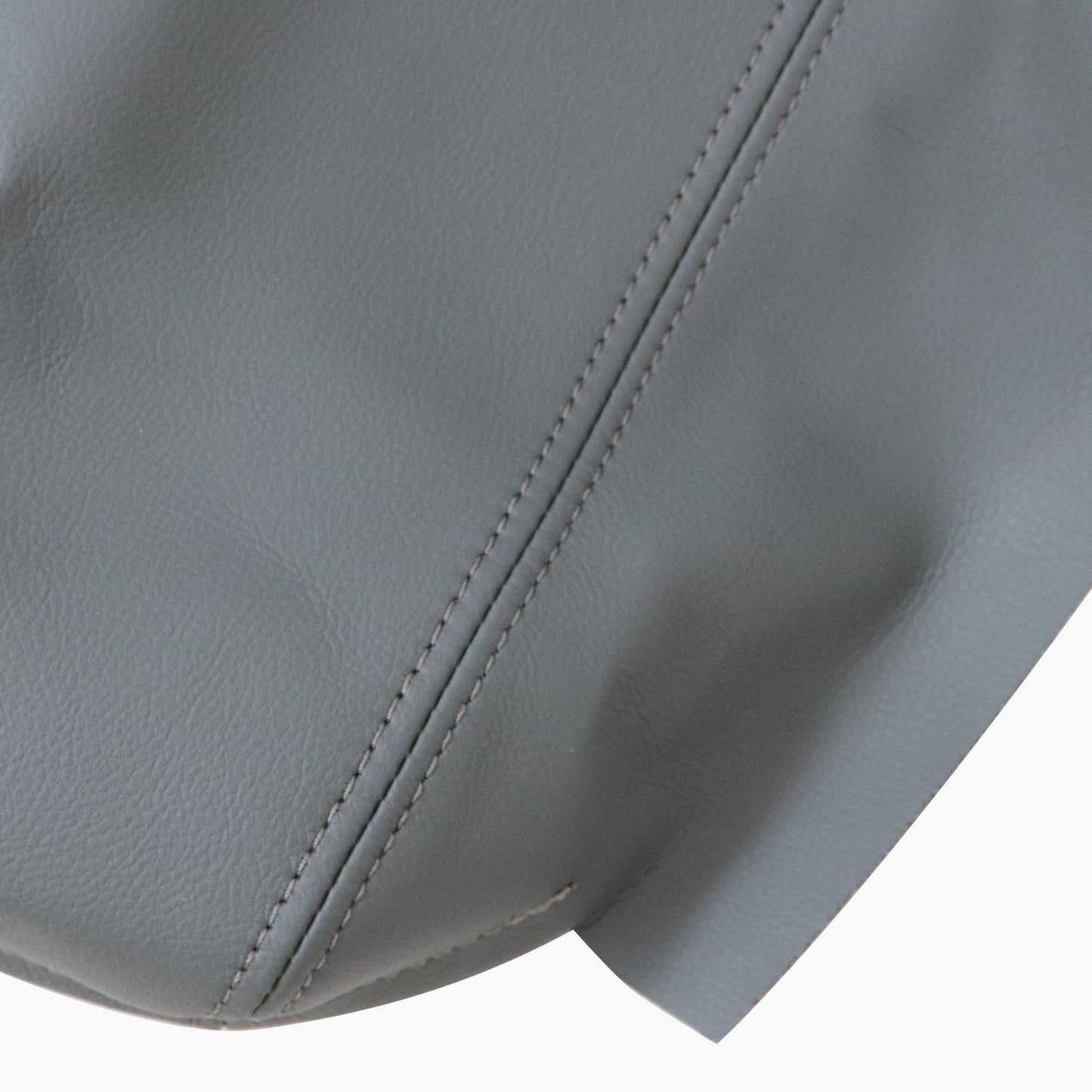 For Dodge Ram 2002-2008 Real Leather Center Console Lid Armrest Cover Gray