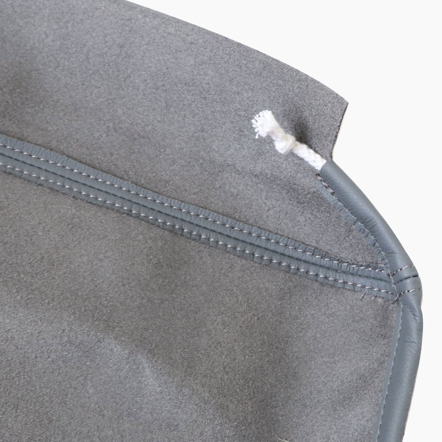 For Dodge Ram 2002-2008 Real Leather Center Console Lid Armrest Cover Gray