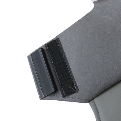 For 2002-2007 Ford F250 F350 XLT PERF Rear Bench Bottom Leather Seat Cover Gray