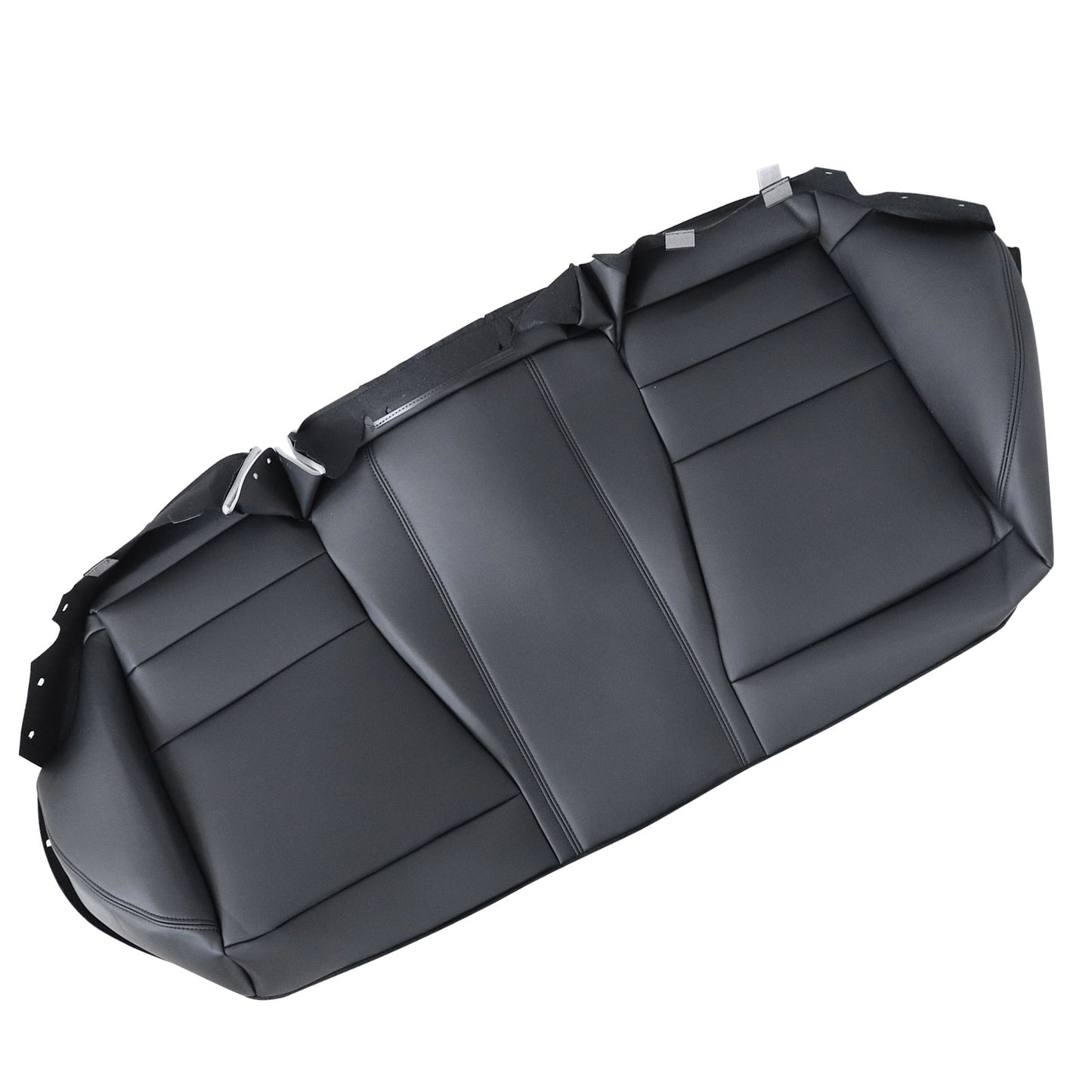Fits 2008-2012 Honda Accord EX-L Rear Bench Side Bottom Leather Seat Cover Blk
