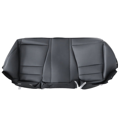 Fits 2008-2012 Honda Accord EX-L Rear Bench Side Bottom Leather Seat Cover Blk