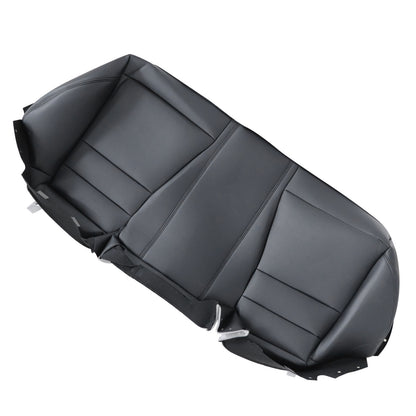 Fits 2008-2012 Honda Accord EX-L Rear Bench Side Bottom Leather Seat Cover Blk