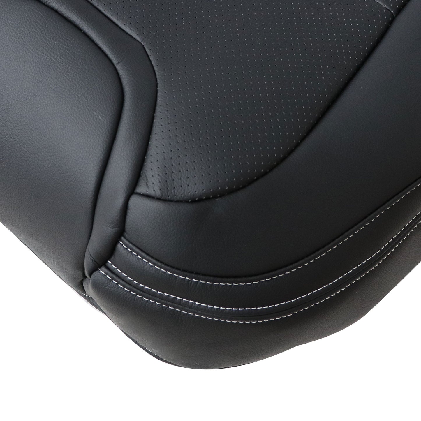 2010-2015 For Chevy Camaro Passenger Side Top Seat Cover & Headrest Cover Black