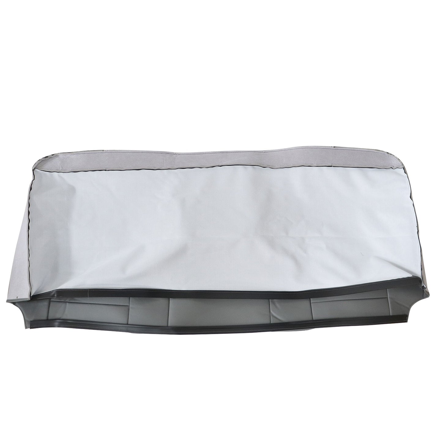 Fit For 2002 to 2007 Ford F-250 F-350 XLT Rear Bench Top Leather Seat Cover Gray