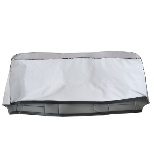 Fit For 2002 to 2007 Ford F-250 F-350 XLT Rear Bench Top Leather Seat Cover Gray