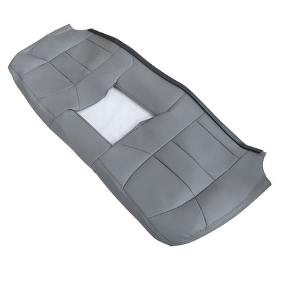 Fit For 2002 to 2007 Ford F-250 F-350 XLT Rear Bench Top Leather Seat Cover Gray