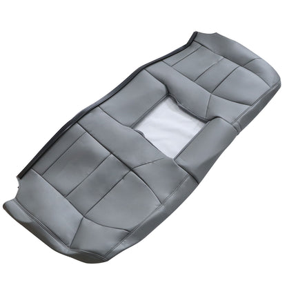 Fit For 2002 to 2007 Ford F-250 F-350 XLT Rear Bench Top Leather Seat Cover Gray
