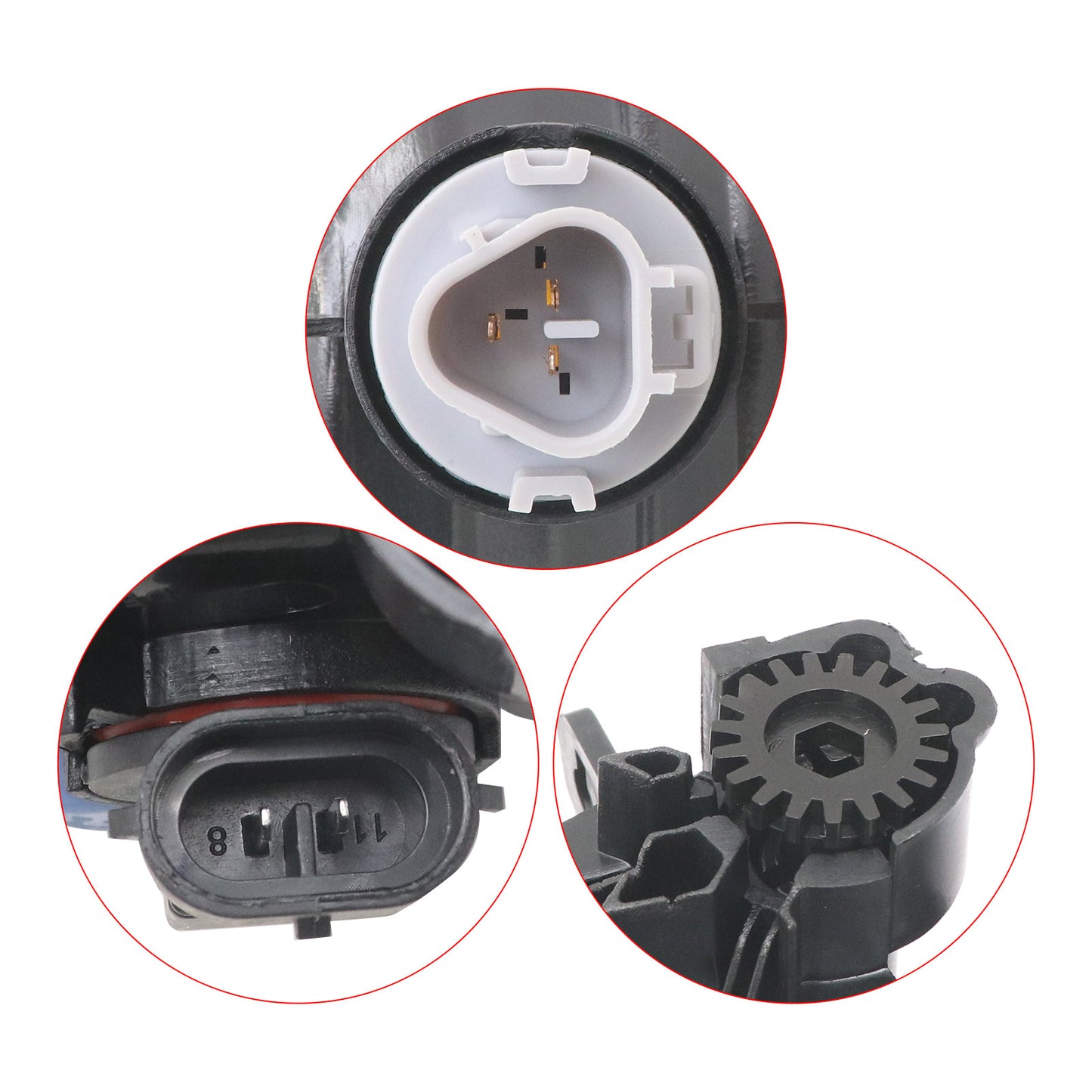 6PCS For Honda Pilot 2016-2018 Bumper Fog Lights W/Cover Bezel Turn Signal Lamps