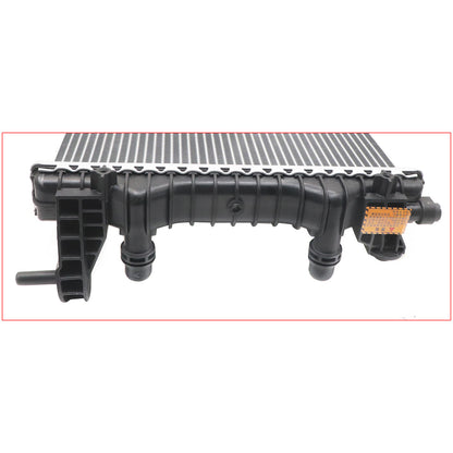 For 17-24 Alfa Romeo Giulia Stelvio 2.0L 2.9L Right Radiator with Oil Cooler